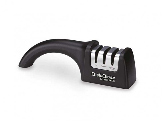 Chef's choice cc.4633 Aiguiseur lame 1 : couteaux asiatique,  2 : couteaux européen, 3 : affilage tous couteaux ou à dents.