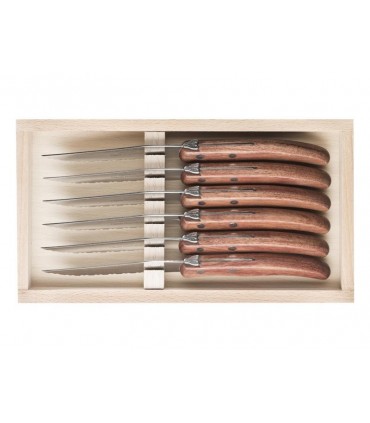 Coffret 6 Couteauxx Laguiole CDozorme 3225