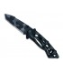 Bück 7870 Couteau Bones, lame camouflé forme tanto acier 420 semi-dentée, manche à trous 11,5 cm camouflé