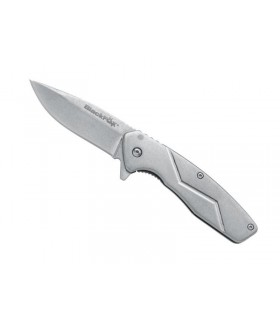 Blackfox bf.717 Couteau Steelix,  tout acier 440C finition « stonewashed », lame avec  flipper , manche 10 cm