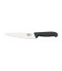 Victorinox 5.2003.28 Couteau éminceur/cuisine, lame 28 cm inox, manche fibrox noir.