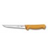 Victorinox 5.8401.14 Couteau désosser/saigner, lame 14 cm inox, dos droit, manche grillon® jaune.nox.