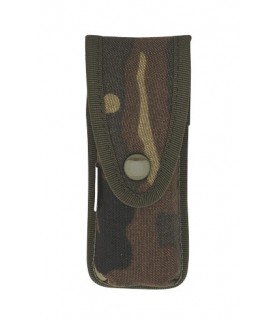 Pielcu 6331 Etui toile camouflée, réglable (double pression) pour couteaux de 12/13 cm de manche.