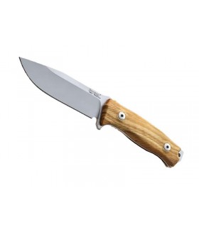 Lionsteel m5.ul Poignard M5, lame 11,5 cm acier Sleipner satiné, manche plaquettes olivier