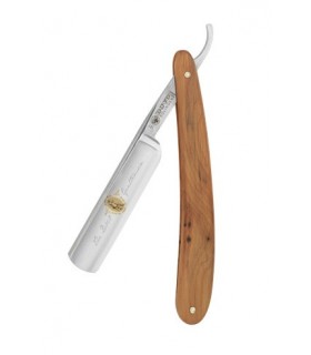 Dovo Soligen 121.5860 Rasoir DOVO 5/8 évidé, lame acier carbone noire oxydée (à essuyer après usage), manche en bois d' If