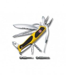Victorinox 0.9798.mwc8 Couteau lame Acier inox manche 13 cm grip Jaune/Noir